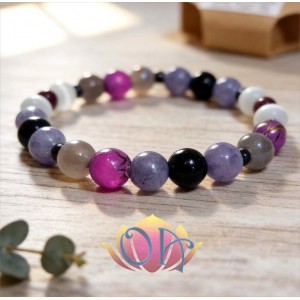 PULSEIRA ANCESTRAL COM TURMALINAS - METAMORFOSE VIOLETA PULSEIRA ANCESTRAL COM TURMALINAS - METAMORFOSE VIOLETA